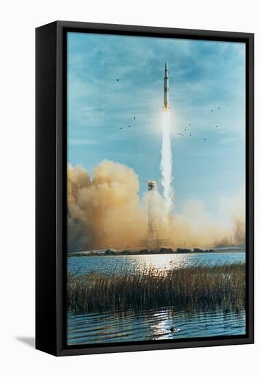 Apollo 8 Heads for the Moon-null-Framed Premier Image Canvas