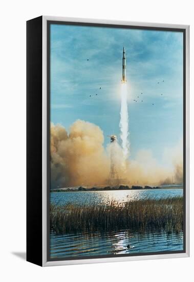 Apollo 8 Heads for the Moon-null-Framed Premier Image Canvas
