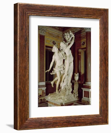 Apollo and Daphne, 1622-25 (Marble)-Giovanni Lorenzo Bernini-Framed Giclee Print