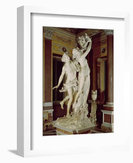 Apollo and Daphne, 1622-25 (Marble)-Giovanni Lorenzo Bernini-Framed Giclee Print