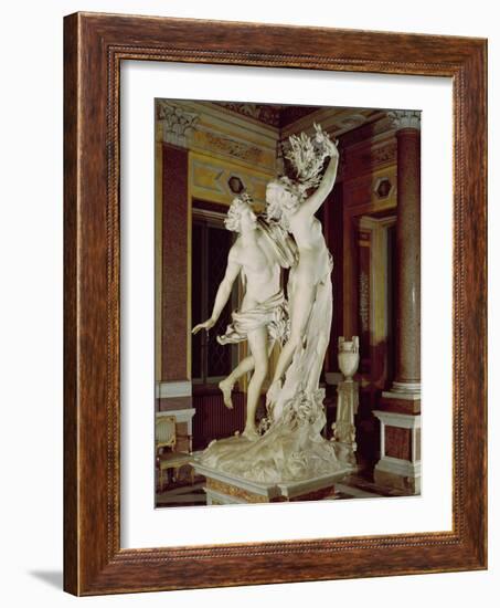 Apollo and Daphne, 1622-25 (Marble)-Giovanni Lorenzo Bernini-Framed Giclee Print