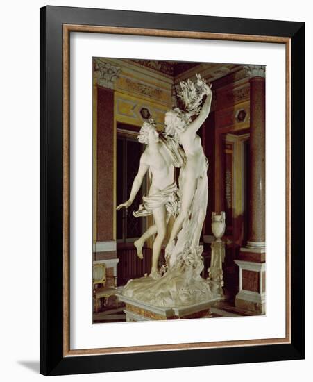 Apollo and Daphne, 1622-25 (Marble)-Giovanni Lorenzo Bernini-Framed Giclee Print