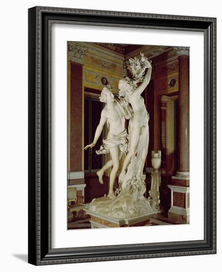 Apollo and Daphne, 1622-25 (Marble)-Giovanni Lorenzo Bernini-Framed Giclee Print