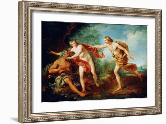 Apollo and Daphne, 18th Century-Francois Lemoyne-Framed Giclee Print