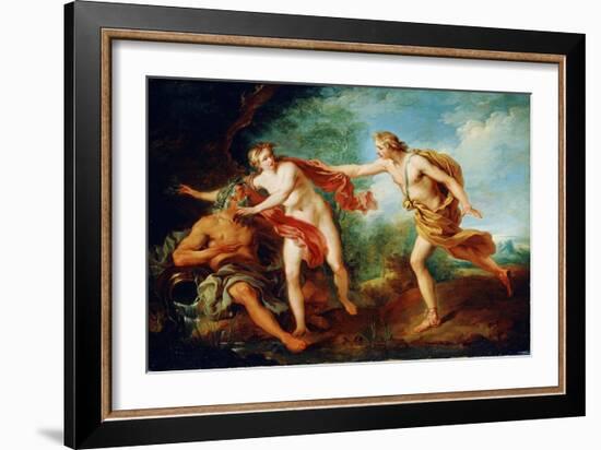 Apollo and Daphne, 18th Century-Francois Lemoyne-Framed Giclee Print