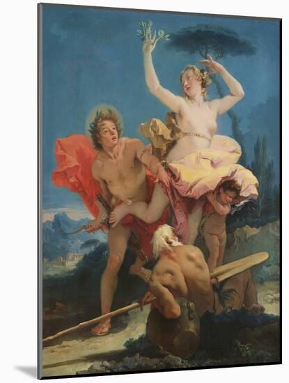 Apollo and Daphne, c.1743-44-Giovanni Battista Tiepolo-Mounted Giclee Print