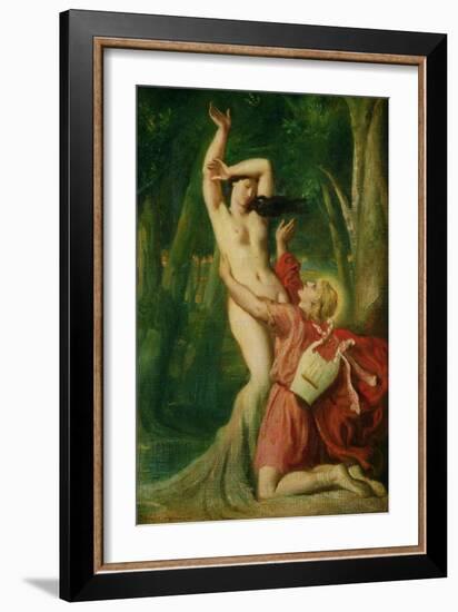 Apollo and Daphne, circa 1845-Theodore Chasseriau-Framed Giclee Print