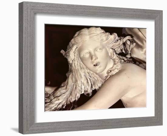 Apollo and Daphne, Detail of Daphne's Head, 1622-25-Giovanni Lorenzo Bernini-Framed Giclee Print