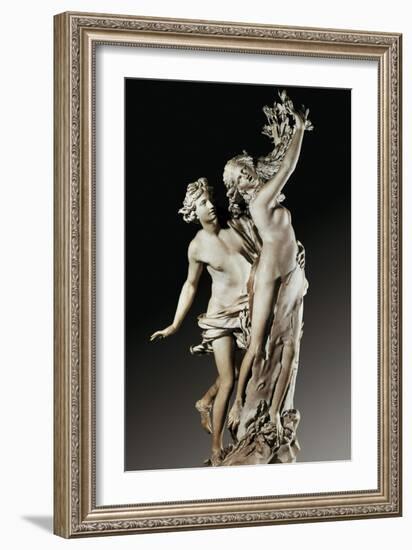 Apollo and Daphne-Giovanni Lorenzo Bernini-Framed Art Print