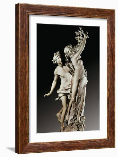 Apollo and Daphne-Giovanni Lorenzo Bernini-Framed Art Print