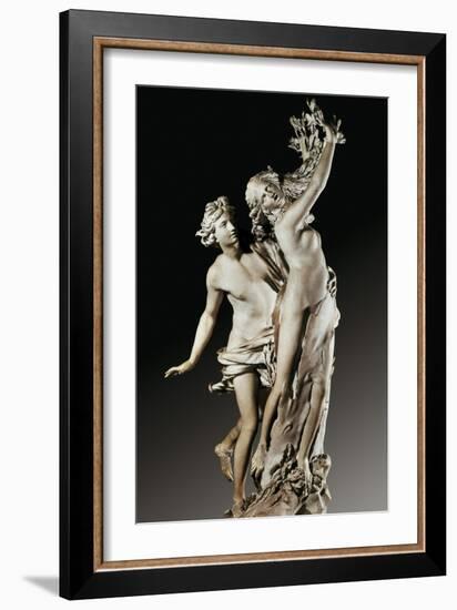 Apollo and Daphne-Giovanni Lorenzo Bernini-Framed Art Print