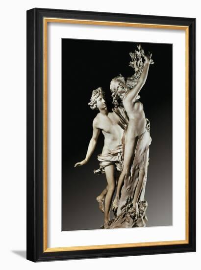 Apollo and Daphne-Giovanni Lorenzo Bernini-Framed Art Print