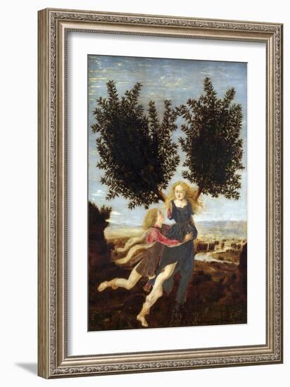 Apollo and Daphne-Antonio Del Pollaiuolo-Framed Giclee Print