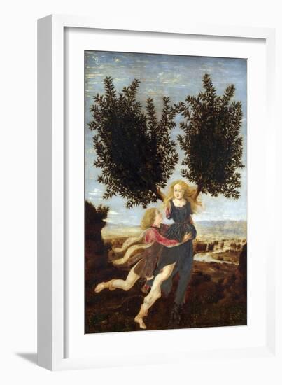 Apollo and Daphne-Antonio Del Pollaiuolo-Framed Giclee Print