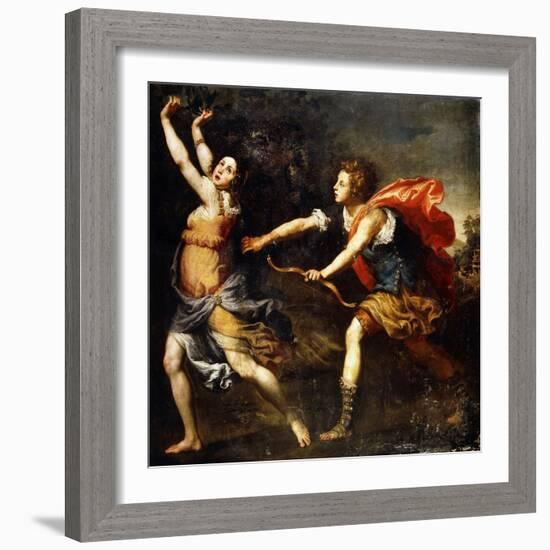 Apollo and Daphne-Lorenzo Lippi-Framed Giclee Print