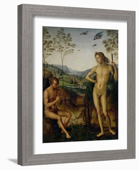 Apollo and Marsyas-Pietro Perugino-Framed Giclee Print