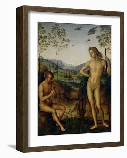 Apollo and Marsyas-Pietro Perugino-Framed Giclee Print