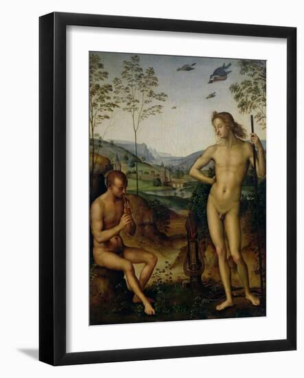 Apollo and Marsyas-Pietro Perugino-Framed Giclee Print