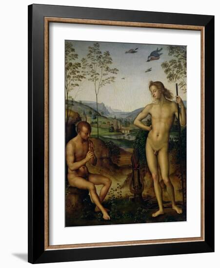 Apollo and Marsyas-Pietro Perugino-Framed Giclee Print