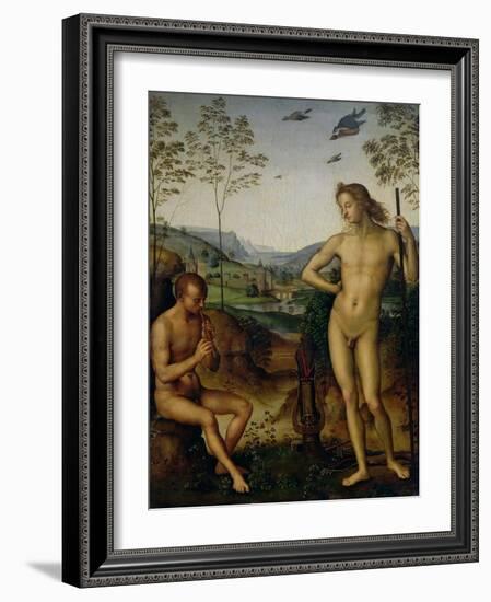 Apollo and Marsyas-Pietro Perugino-Framed Giclee Print