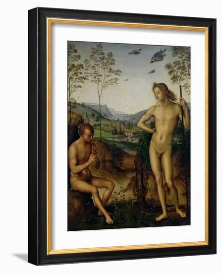 Apollo and Marsyas-Pietro Perugino-Framed Giclee Print