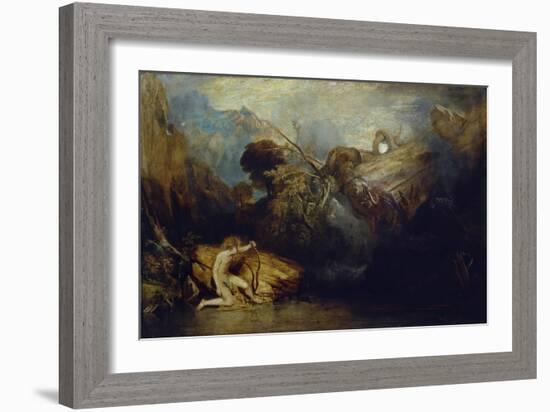 Apollo and Python-J. M. W. Turner-Framed Giclee Print