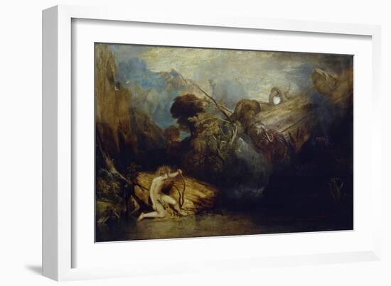 Apollo and Python-J. M. W. Turner-Framed Giclee Print