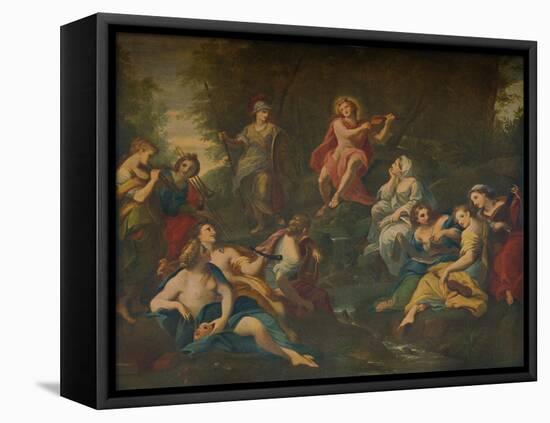 Apollo and the Muses, 1772-Angelika Kauffmann-Framed Premier Image Canvas