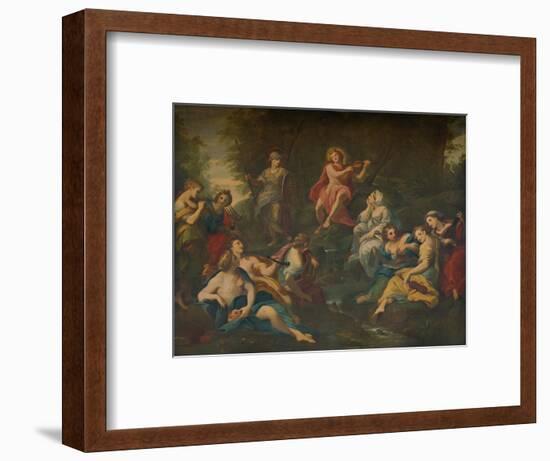 Apollo and the Muses, 1772-Angelika Kauffmann-Framed Giclee Print