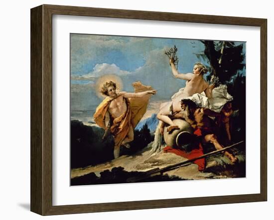Apollo Chasing Daphne-Giovanni Battista Tiepolo-Framed Giclee Print