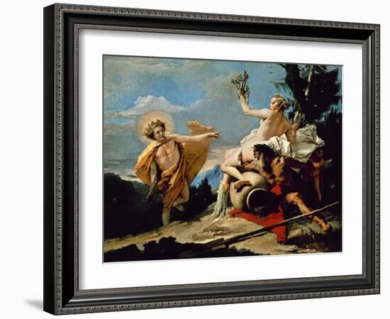 Apollo Chasing Daphne-Giovanni Battista Tiepolo-Framed Giclee Print