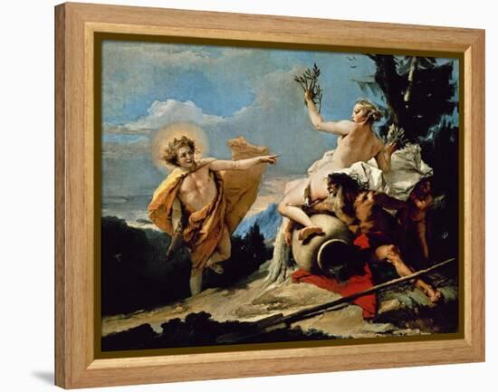 Apollo Chasing Daphne-Giovanni Battista Tiepolo-Framed Premier Image Canvas