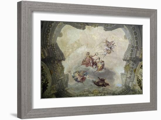 Apollo Crowning Painting, 1761-Vittorio Maria Bigari-Framed Giclee Print