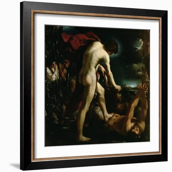 Apollo Flaying Marsyas, c.1618-Guercino-Framed Giclee Print