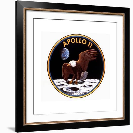 Apollo II Logo-null-Framed Giclee Print