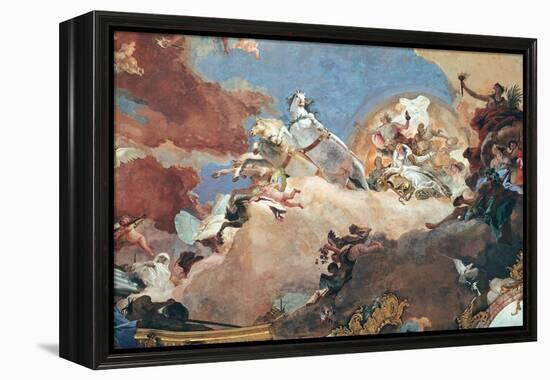 Apollo in His Sun Chariot Driving Beatrice I to Frederick I Barbarossa-Giovanni Battista Tiepolo-Framed Premier Image Canvas