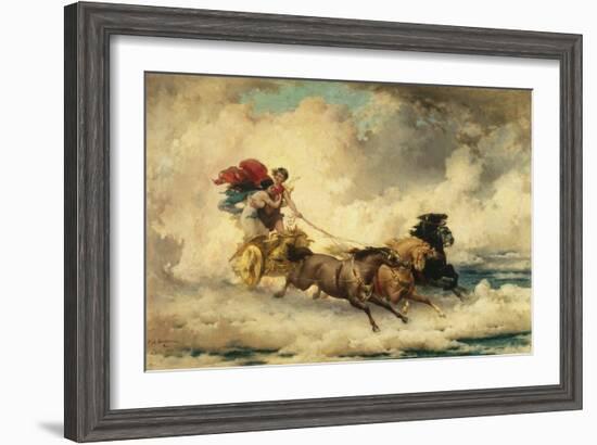 Apollo in the Chariot of the Sun-Frederik Arthur Bridgman-Framed Giclee Print