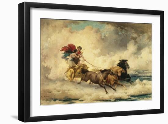 Apollo in the Chariot of the Sun-Frederik Arthur Bridgman-Framed Giclee Print