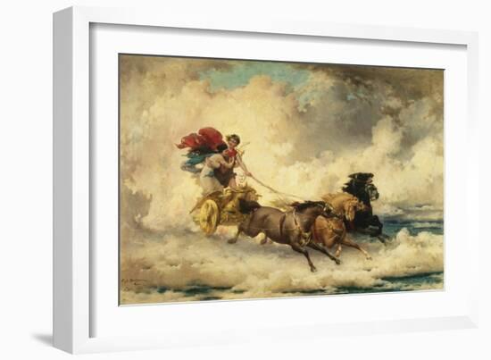 Apollo in the Chariot of the Sun-Frederik Arthur Bridgman-Framed Giclee Print