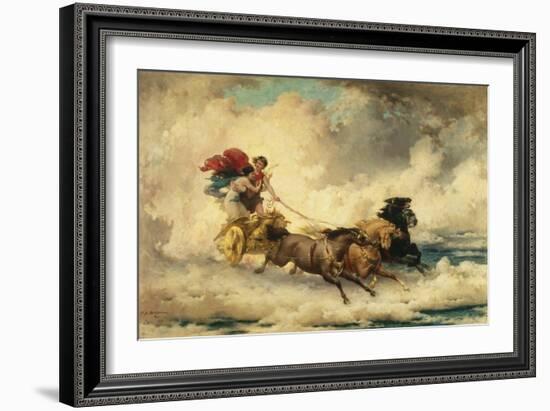 Apollo in the Chariot of the Sun-Frederik Arthur Bridgman-Framed Giclee Print