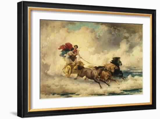 Apollo in the Chariot of the Sun-Frederik Arthur Bridgman-Framed Giclee Print