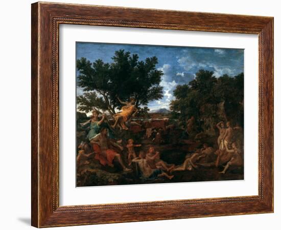 Apollo, Lover of Daphne, C1664-Nicolas Poussin-Framed Giclee Print