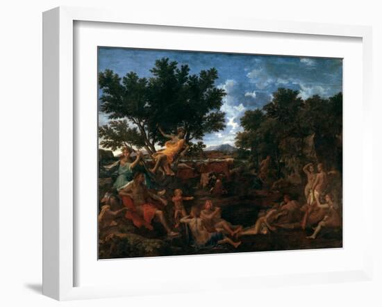 Apollo, Lover of Daphne, C1664-Nicolas Poussin-Framed Giclee Print