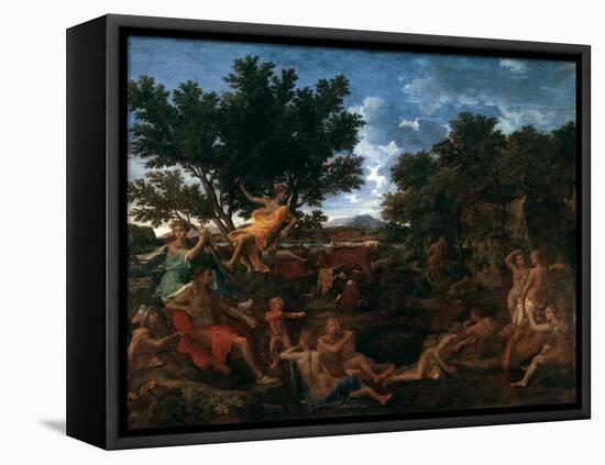 Apollo, Lover of Daphne, C1664-Nicolas Poussin-Framed Premier Image Canvas