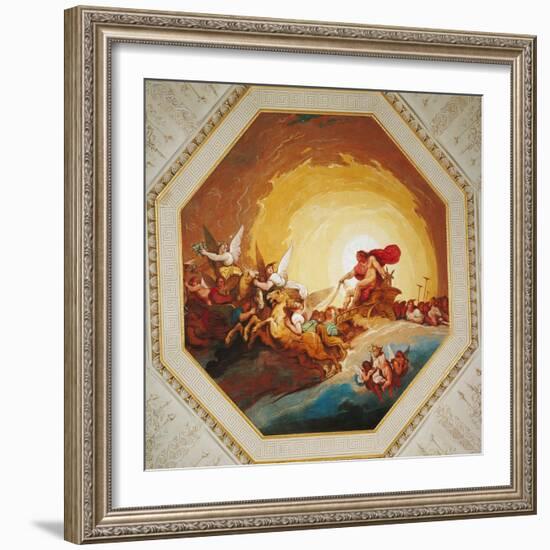 Apollo on the Chariot of Sun-Johannes Handschin-Framed Giclee Print