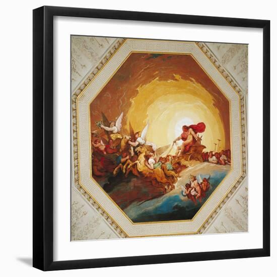 Apollo on the Chariot of Sun-Johannes Handschin-Framed Giclee Print