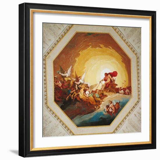 Apollo on the Chariot of Sun-Johannes Handschin-Framed Giclee Print