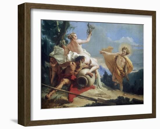 Apollo Pursuing Daphne, C1755-1760-Giovanni Battista Tiepolo-Framed Giclee Print