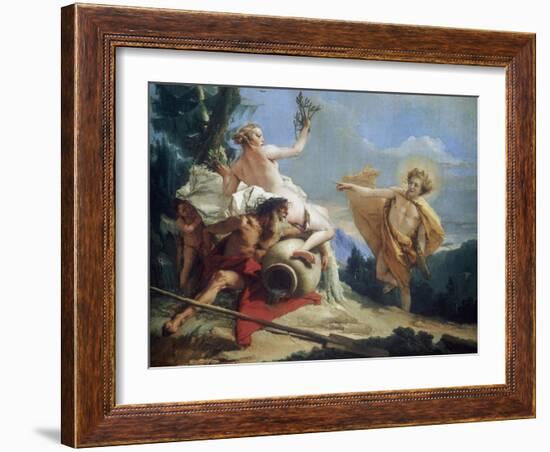 Apollo Pursuing Daphne, C1755-1760-Giovanni Battista Tiepolo-Framed Giclee Print