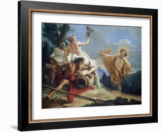 Apollo Pursuing Daphne, C1755-1760-Giovanni Battista Tiepolo-Framed Giclee Print